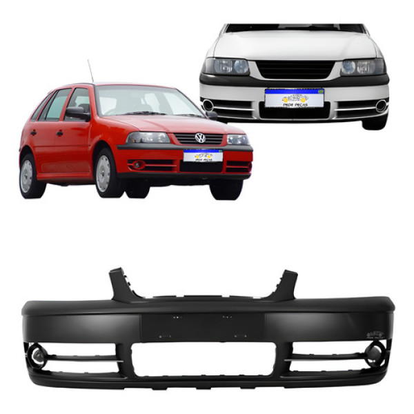 Parachoque Dianteiro Vw Gol G3 Fase 2 2003 2004 2005 Novo Preto