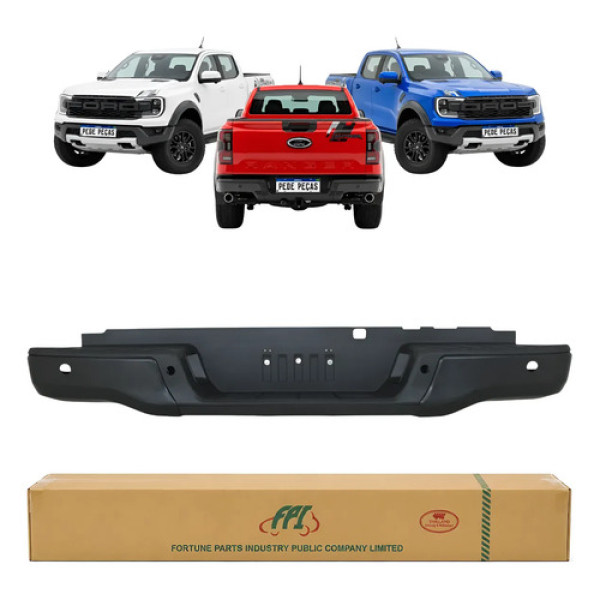 Parachoque Traseiro Ford Ranger 2024 25 2026 C/furo Sensor