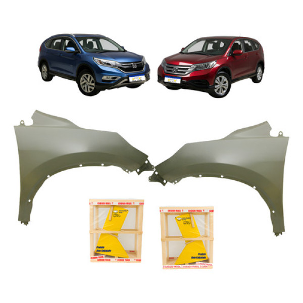 Par Paralama Honda Crv 2012 2013 2014 2015 2016