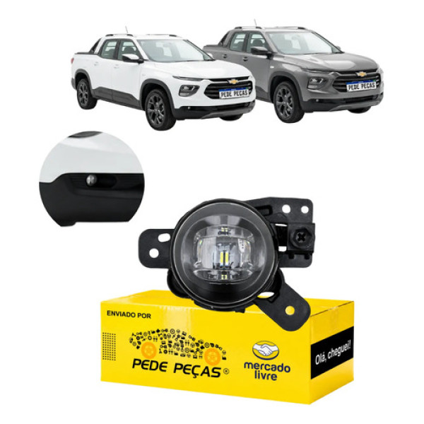 Farol Milha Gm Chevrolet Montana 2023 2024 2025 Novo Ld Cristal