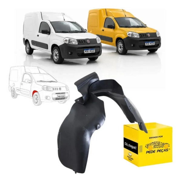 Parabarro Dianteiro Fiat Fiorino 2014 A 2026 Furgão Novo Ld