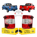 Par Lanterna Traseira Gm Montana Cristal 2011 A 2021 Sport Ambos Lados Vermelho