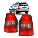Par Lanterna Volkswagen Parati G3 2 Fase 2003 2004 2005 Fume Ambos Lados Vermelho