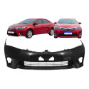 Parachoque Dianteiro Toyota Corolla 2015 2016 2017 Novo Preto