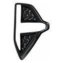 Moldura Farol Milha Caoa Chery Tiggo 7 Sport 2024 25 26 2027 Preto Brilhante / Black Piano Direito