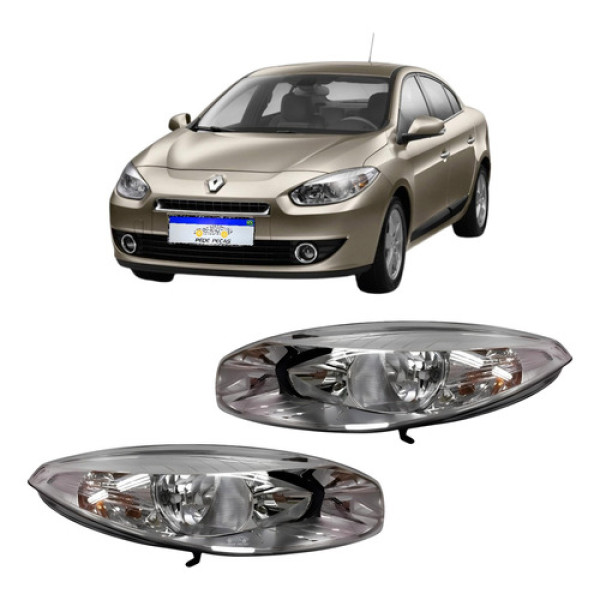 Par Farol Renault Fluence 2011 2012 2013 2014 2015 Elétrico Ambos Lados