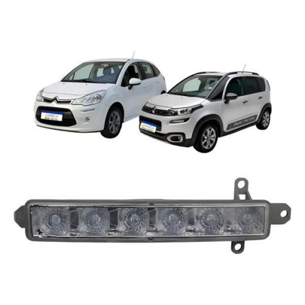 Daylight Esquerdo C3 2016 A 2021 Aircross 2013 A 2021 C/led Cristal Esquerdo/motorista