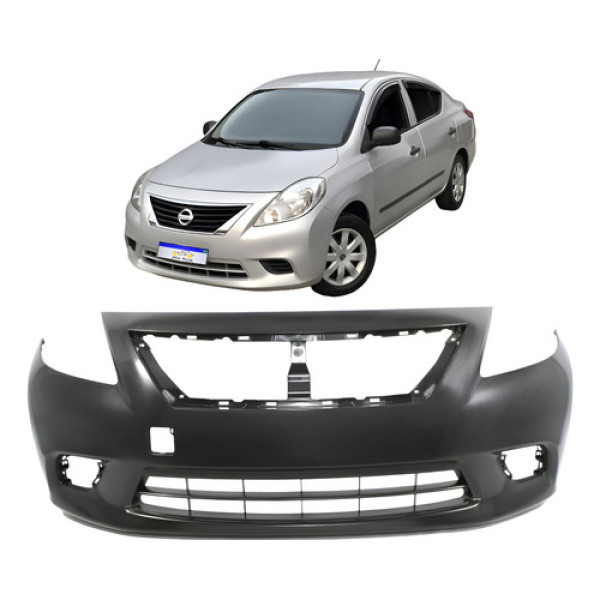 Parachoque Dianteiro Nissan Versa 2011 2012 2013 2014 Novo Preto