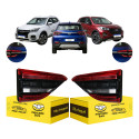 Par Lanterna Tampa Chery Tiggo 5x 2023 2024 2025 2026 Novo Ambos Lados Vermelho