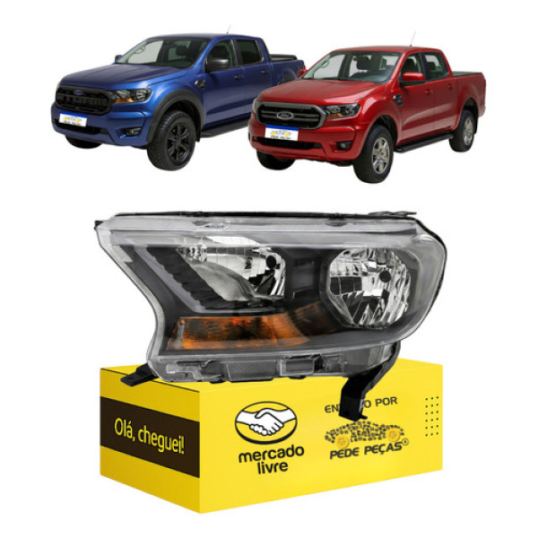 Farol Ranger 2017 2018 2019 2020 2021 2022 2023 Ambar Le Esquerdo/motorista