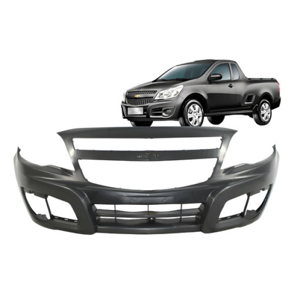 Parachoque Dianteiro Montana Combo Ls Sport 1.4 2011 A 2021 Preto