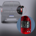 Par Lanterna Chevrolet S10 2001 2002 2003 A 2008 Fume Claro Ambos Lados Vermelho