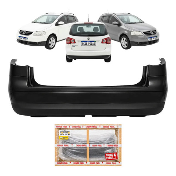 Parachoque Traseiro Volkswagen Spacefox 2006 07 08 09 2010
