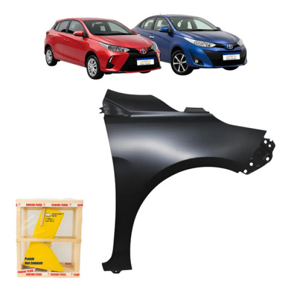 Paralama Direito Toyota Yaris 2019 2020 2021 2022 23 24 2025