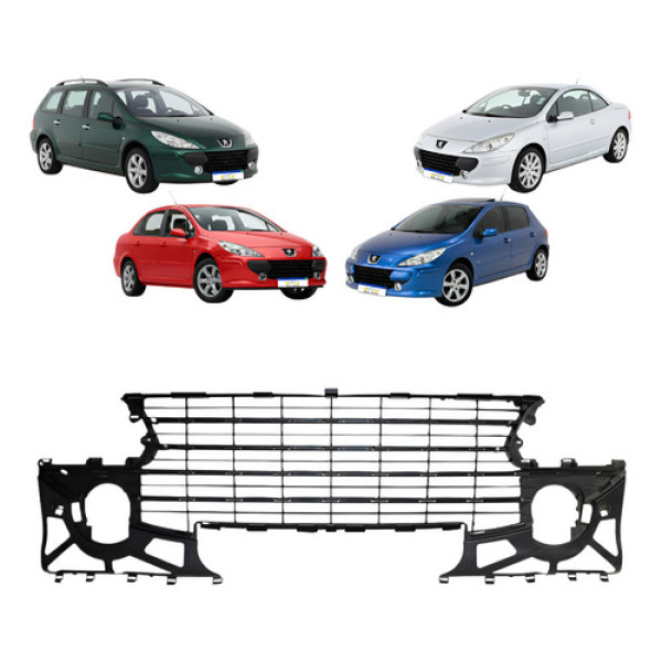 Grade Peugeot 307 2007 2008 2009 2010 2011 2012 Novo Preto Fosco