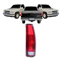Par Lanterna Chevrolet Silverado Americana 1997 1998 A 2002 Ambos Lados Vermelho