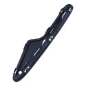 Moldura Milha Parachoque Geely Ex2 Pro/max 2025 2026 2027 Preto C/friso Cromado Direito Direito/passageiro