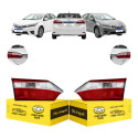 Par Lanterna Traseira Tampa Toyota Corolla 2015 A 2017 S/led Ambos Lados
