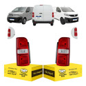 Par Lanterna Expert Jumpy Scudo 2017 2018 2019 A 2025 Novo Ambos Lados Vermelho