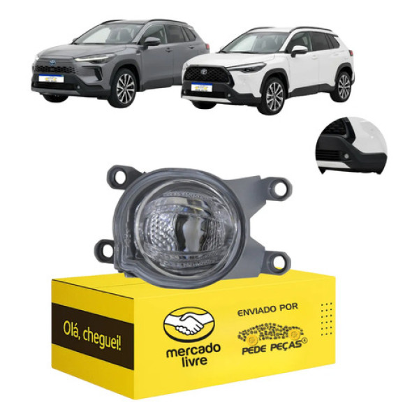Farol Milha Cibié Corolla Cross 2021 22 23 24 A 2026 Led Le Cristal