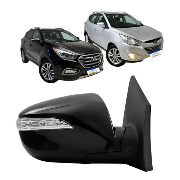Retrovisor Direito Ix35 2010 A 2014 Elétrico C/pisca Direito
