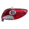 Lanterna Peugeot 207 Hatch 2008 2009 A 2015 Grade Cromada Ld Direito/passageiro Vermelho