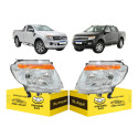Par Sinaleira Ford Ranger 2013 2014 2015 2016 Cromado Manual Ambos Lados