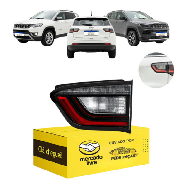 Sinaleira Tampa Jeep Compass 2022 23 24 25 2026 C/led Ld Direito/passageiro