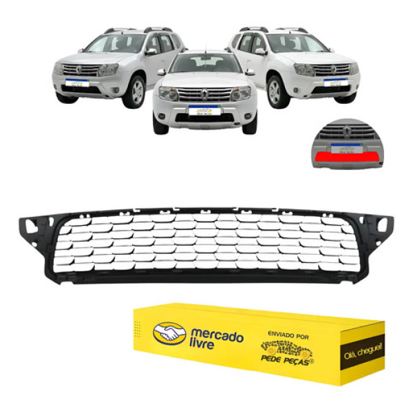 Grade Inferior Renault Duster 2011 2012 2013 2014 2015 Preto Fosco