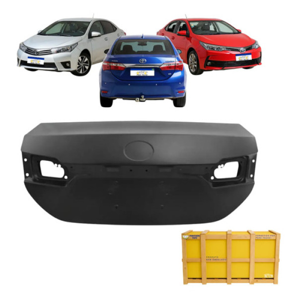 Tampa Traseira Toyota Corolla 2015 A 2019 Xrs Novo Preto