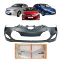 Parachoque Veloster 2011 2012 2013 Novo Preto Liso Preto