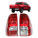 Par Lanterna Toyota Hilux 2016 2017 2018 2019 2020 21 A 2026 Direito Rojo Cristal