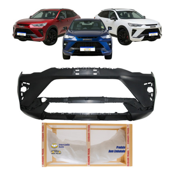 Parachoque Dianteiro Gwm Haval H6 Gt 2023 2024 2025 Novo Preto