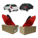 Par Lanterna Peugeot 308 Hatch 2011 A 2015 Sem Led Tyc Novo Ambos Lados Vermelho