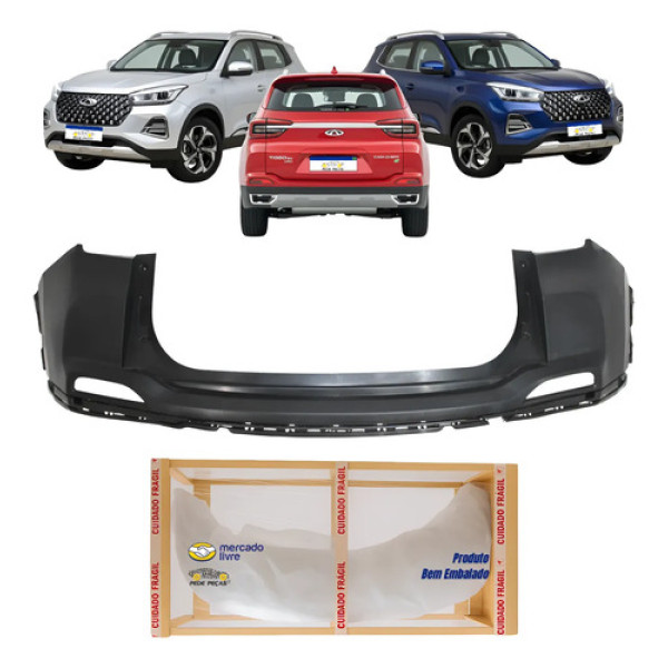 Parachoque Traseiro Chery Tiggo 5x 2024 2025 2026