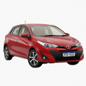 Parachoque Dianteiro Toyota Yaris 2018 A 2021 Hatch Sedan Preto Liso Para Pintura