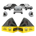 Par Lanterna Ford Fiesta Sedan 2011 2012 2013 2014 Fume Nova Ambos Lados Fumê