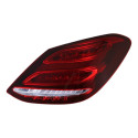 Lanterna C180 C200 C250 C300 C43 C63 Amg 2015 A 2018 W205 Ld Direito/passageiro Vermelho