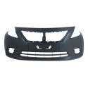 Parachoque Nissan Versa 2011 A 2014 Sl Sv S C/rebaixo Placa Preto