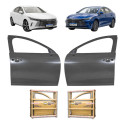 Par Porta Dianteira Byd King 2024 2025 2026 2027 Gl Gs Dianteira Ambos Lados Cinza