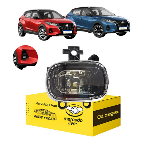 Milha Auxiliar Cibie Nissan Kicks 2022 23 24 2025 C/led Ld Cristal