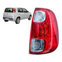 Par Lanterna Fiat Uno Vivace 2010 2011 A 2016 Cristal Nova Ambos Lados Vermelho