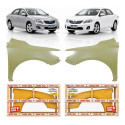 Par Paralama Toyota Corolla 2009 A 2014 Xei Se-g Altis Xrs