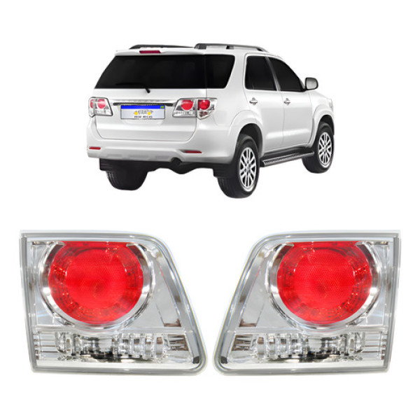 Lanterna Toyota Sw4 2012 2013 2014 2015 Traseira Nova Par Direito Cromado