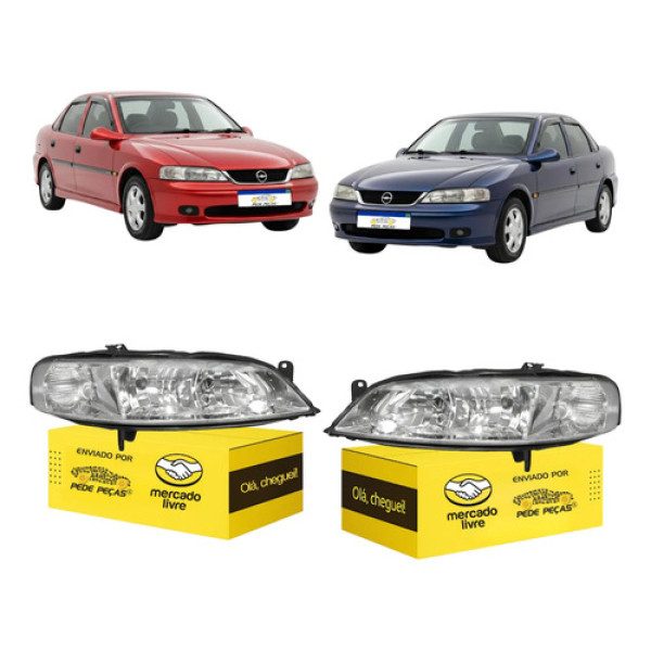 Par Farol Chevrolet Vectra 2000 2001 2002 2003 A 2005 Direito