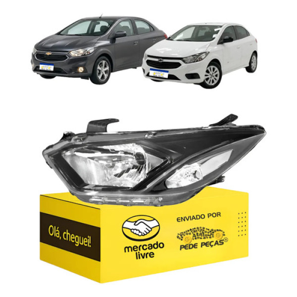 Sinaleira Farol Onix Prisma 2017 2018 2019 20 2021 C/led L.e Esquerdo/motorista
