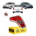Lanterna Traseira C4 Pallas 2007 2008 2009 2010 2011 2012 Le Esquerdo/motorista Vermelho
