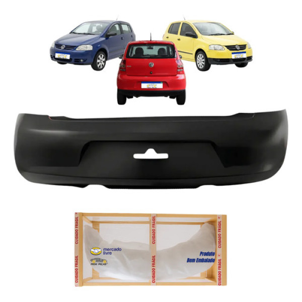 Parachoque Traseiro Volkswagen Fox City 2003 04 05 A 09 Novo