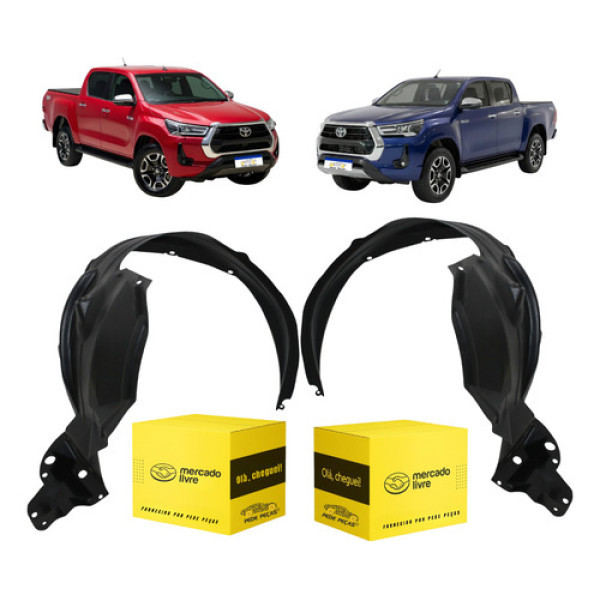 Par Parabarro Dianteiro Hilux 2021 2022 23 2024 A 2026