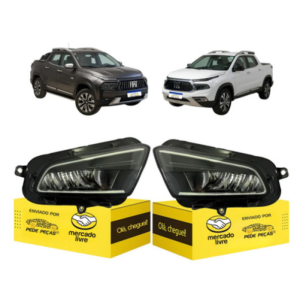 Sinaleira Fiat Toro 2022 2023 2024 2025 2026 Full Led Par Ambos Lados